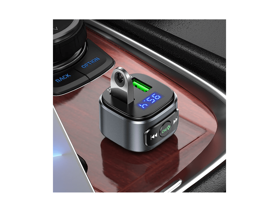 Hoco E67 Fighter” QC3.0 With Wireless FM Transmitter Car Charger in Qatar Hoco E67 Fighter” QC3.0 With Wireless FM Transmitter Car Charger in Qatar